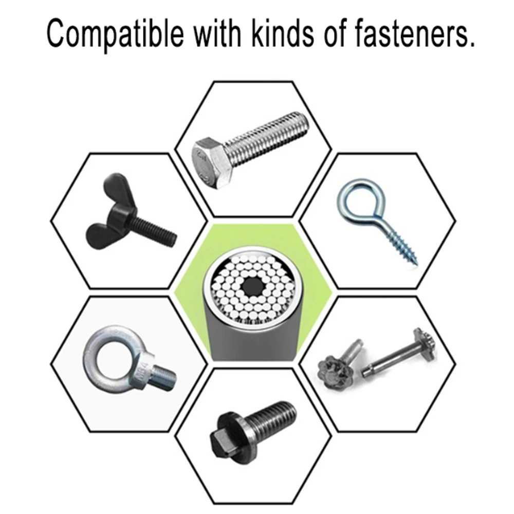 1PC 7-19mm Magic Spanner Grip Grip Multi Function Universal Ratchet Socket Power Drill Adapter Car Hand Tools Repair Kit
1PC 7-19mm Magic Spanner Grip Grip Multi Function Universal Ratchet Socket Power Drill Adapter Car Hand Tools Repair Kit