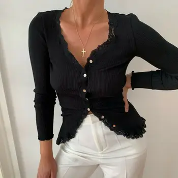 Spring Lace Patchwork Women Cardigan 2020 Fashion Slim Button Mujer Knitted Sweater Cardigan Long Sleeve Sweater Tops Size 6-14
Spring Lace Patchwork Women Cardigan 2020 Fashion Slim Button Mujer Knitted Sweater Cardigan Long Sleeve Sweater Tops Size 6-14