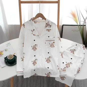 Pure cotton pajamas sets women cute Elephant sleepwear New Spring Autumn quality pyjamas women homewear 
Pure cotton pajamas sets women cute Elephant sleepwear New Spring Autumn quality pyjamas women homewear