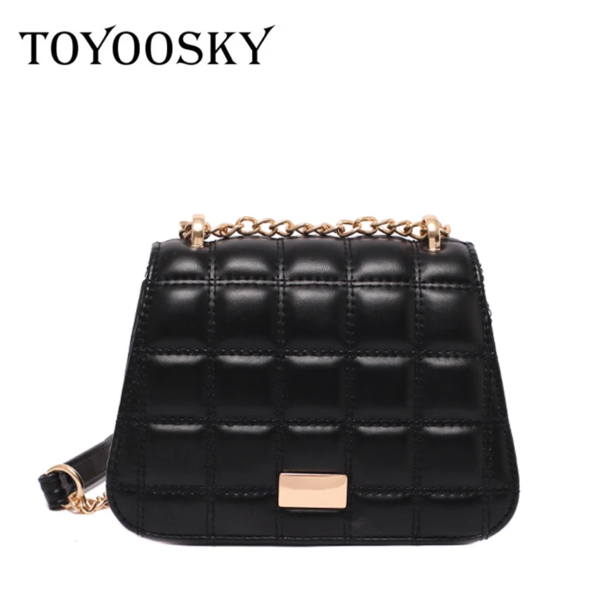TOYOOSKY Mini PU Leather Crossbody Bags For Women 2020 Elegant Chain Shoulder Handbags Female Plaid Travel Cross Body Bag 
TOYOOSKY Mini PU Leather Crossbody Bags For Women 2020 Elegant Chain Shoulder Handbags Female Plaid Travel Cross Body Bag
