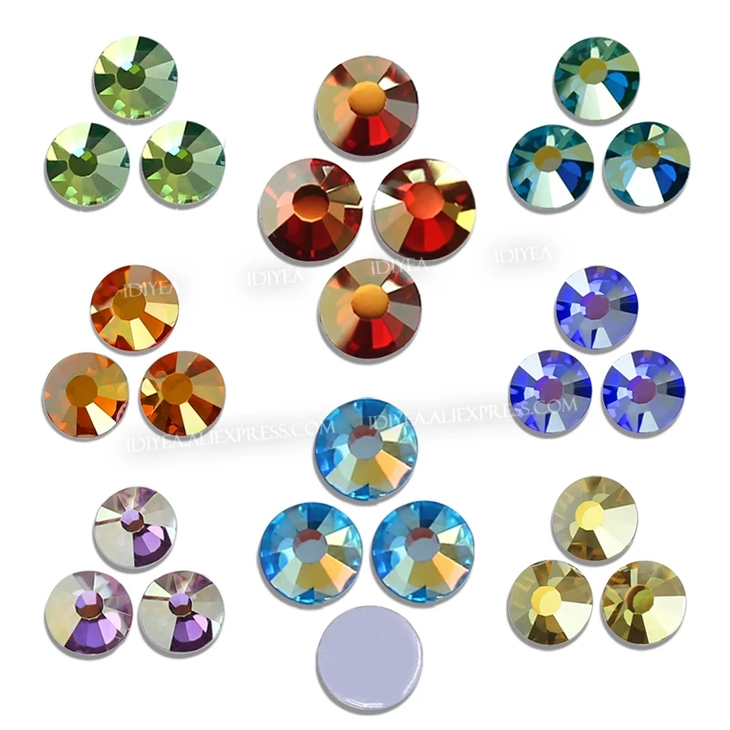 Exquisite Shimmer AB hard wearing lustre hot fix crystal flat back rhinestones strass glitters stone for DIY iron fabric garment
Exquisite Shimmer AB hard wearing lustre hot fix crystal flat back rhinestones strass glitters stone for DIY iron fabric garment