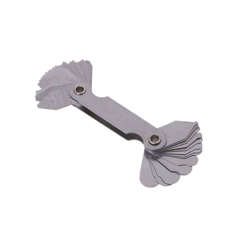 1pc Stainless Steel Radius Gauge Fillet Gauge Sample R Gauge with 1-6.5 Blades Range for Industrial Woodworking
1pc Stainless Steel Radius Gauge Fillet Gauge Sample R Gauge with 1-6.5 Blades Range for Industrial Woodworking