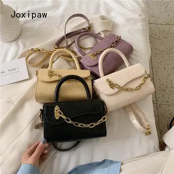 2020 Women Handbag Retro Crocodile Pattern Small Square Bag Fashion Chain Messenger Bag All-Match Shoulder Bag
2020 Women Handbag Retro Crocodile Pattern Small Square Bag Fashion Chain Messenger Bag All-Match Shoulder Bag