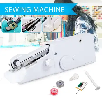 Portable Household Mini Hand Sewing Machine Quick Stitch Sew Needlework Cordless Clothes Fabrics Electronic Sewing Machine
Portable Household Mini Hand Sewing Machine Quick Stitch Sew Needlework Cordless Clothes Fabrics Electronic Sewing Machine