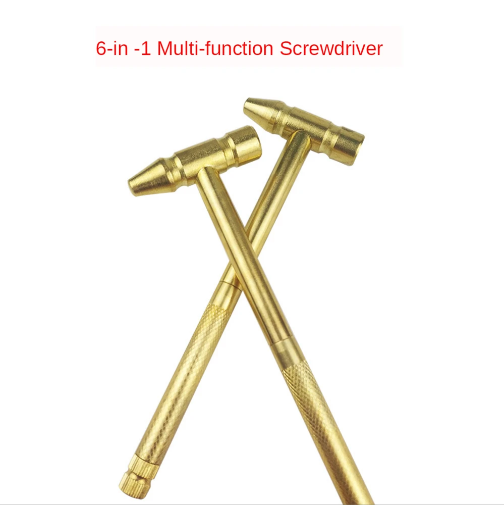 6 in 1 Multifunctional Hammer Screwdriver Mini Hammer Household Hammer Bolt Driver Household Suit
6 in 1 Multifunctional Hammer Screwdriver Mini Hammer Household Hammer Bolt Driver Household Suit