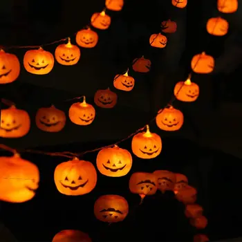 LEADLY 2.5m 20Led Halloween Pumpkin Led Light String Festival Bar Home Party Decor Halloween Ornament LED String Lights Lantern
LEADLY 2.5m 20Led Halloween Pumpkin Led Light String Festival Bar Home Party Decor Halloween Ornament LED String Lights Lantern
