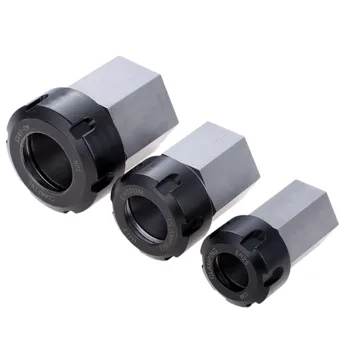 HEX-ER25 ER32 ER40 Hexagonal Sleeve Conversion Sleeve Fixture Post Hexagonal 5C Chuck