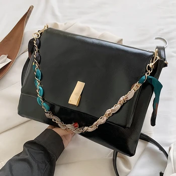 Scarf Chain Women's Bag 2020 Trend Flap Shoulder Bag Crossbody Handbags PU Leather Purse Small Branded Ladies Fashion
Scarf Chain Women's Bag 2020 Trend Flap Shoulder Bag Crossbody Handbags PU Leather Purse Small Branded Ladies Fashion