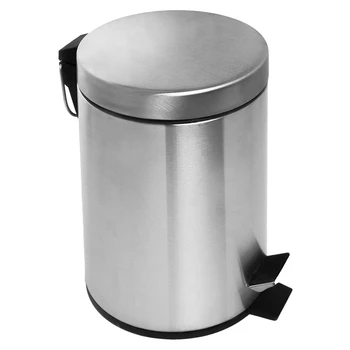 5L Bathroom Trash Can Round Step Foot Pedal Dustbin Bucket with Lid Desktop Toilet Kitchen Car Bucket Garbage Can
5L Bathroom Trash Can Round Step Foot Pedal Dustbin Bucket with Lid Desktop Toilet Kitchen Car Bucket Garbage Can