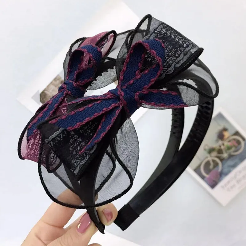 Rabbit Ears Wide Side Big Bow Headband Hair Hoop Fashion Ladies Lace Multi-layer Solid Hair Band For Girl Hair Accessories
Rabbit Ears Wide Side Big Bow Headband Hair Hoop Fashion Ladies Lace Multi-layer Solid Hair Band For Girl Hair Accessories