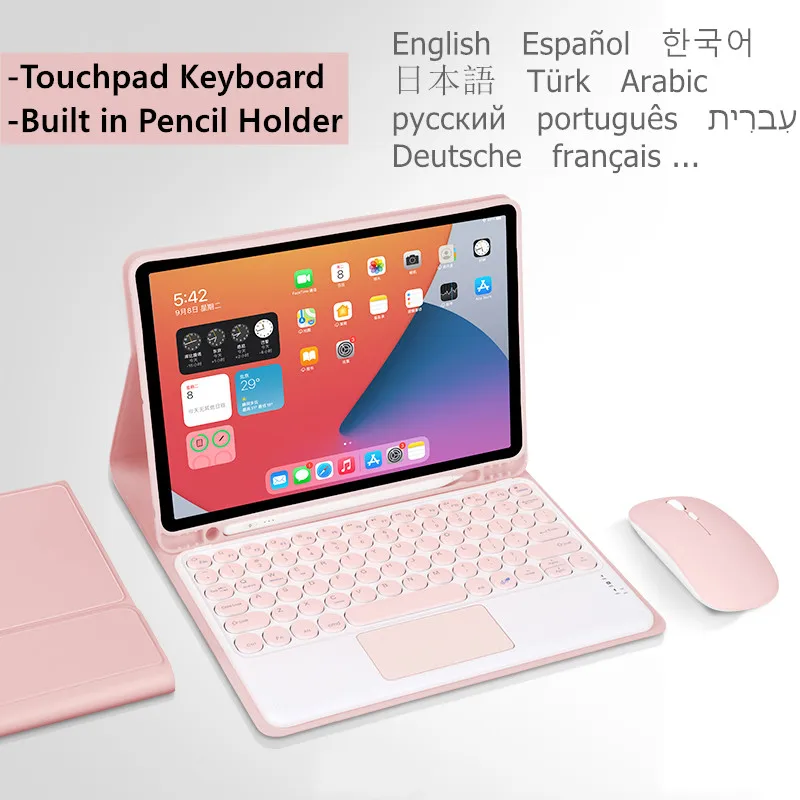 Wireless Trackpad Keyboard Cover for Samsung Galaxy Tab S6 Lite 10.4 Keyboard Case for Tab S6 Lite SM-P610 P615 Cover Funda
Wireless Trackpad Keyboard Cover for Samsung Galaxy Tab S6 Lite 10.4 Keyboard Case for Tab S6 Lite SM-P610 P615 Cover Funda