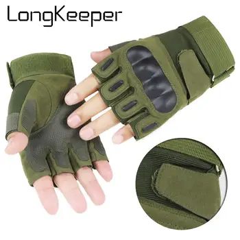 Men Tactical Gloves Military Hard Knuckle Half Finger Gloves Anti-Slip Paintball Airsoft Bicycle Mittens Black Army Green Luvas
Men Tactical Gloves Military Hard Knuckle Half Finger Gloves Anti-Slip Paintball Airsoft Bicycle Mittens Black Army Green Luvas