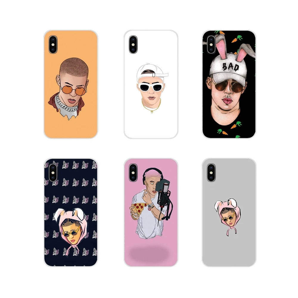 Для Apple iPhone X XR XS 11Pro MAX 4S 5S 5C SE 6S 7 8 Plus ipod 5 6 плохой кролик малума Ozuna поп-музыки в стиле