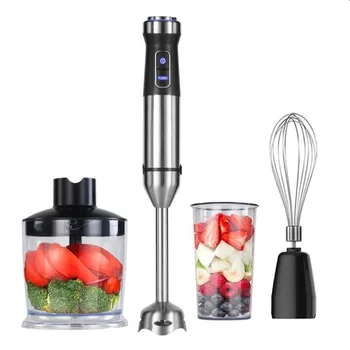 4-in-1 Stainless Steel 1100W Immersion Hand Stick Blender Mixer Vegetable Meat Grinder 500ml Chopper Whisk 800ml Smoothie Cup
4-in-1 Stainless Steel 1100W Immersion Hand Stick Blender Mixer Vegetable Meat Grinder 500ml Chopper Whisk 800ml Smoothie Cup