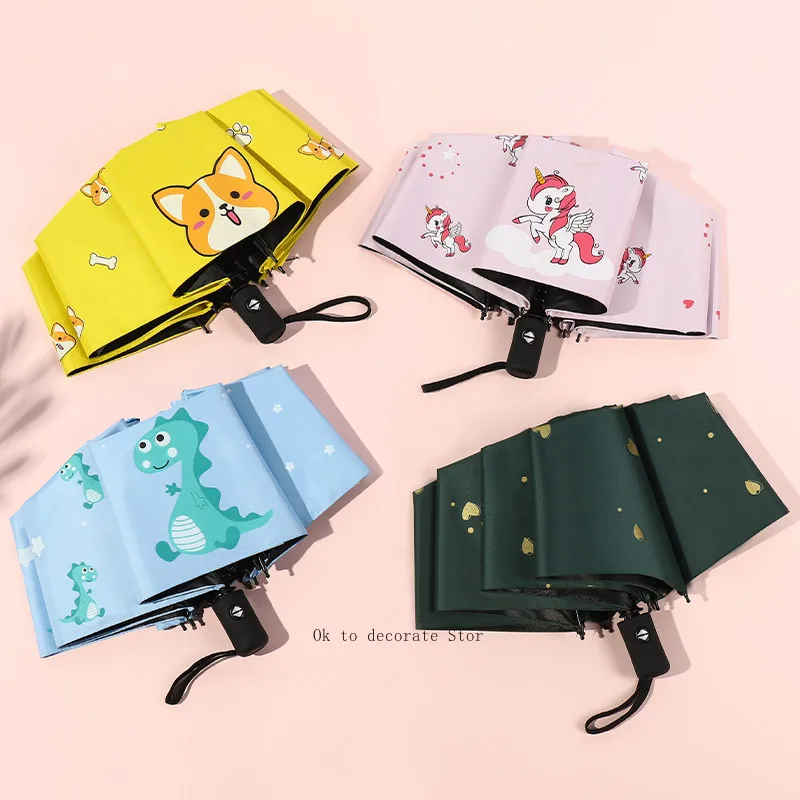 Umbrella automatic children's creative cartoon umbrella vinyl sun protection folding dual-purpose rain and shine
Umbrella automatic children's creative cartoon umbrella vinyl sun protection folding dual-purpose rain and shine