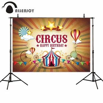 Allenjoy Birthday Party Backdrop Circus Tent Ballons Stripes Stars Background Photobooth Carnival Vintage personalized Banner
Allenjoy Birthday Party Backdrop Circus Tent Ballons Stripes Stars Background Photobooth Carnival Vintage personalized Banner