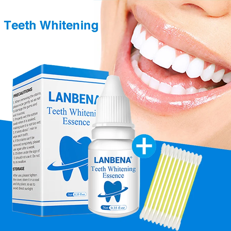 

LANBENA Teeth Whitening Essence Powder Oral Hygiene Cleaning Serum Removes Plaque Stains Tooth Bleaching Dental Tools Toothpaste