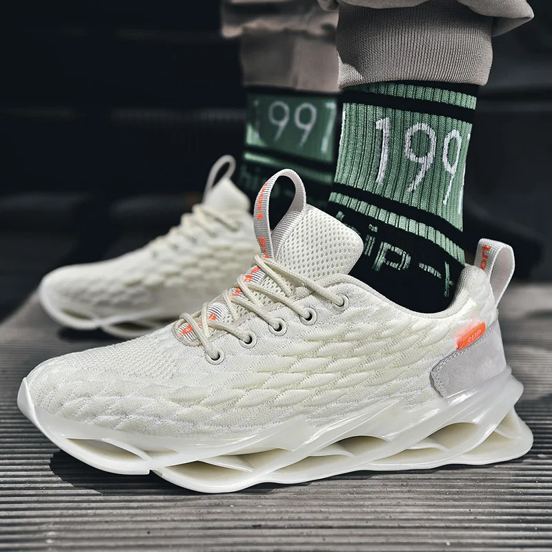 2019 New White Sneakers Men Lace up Flat Casual Shoes with Fashion trend Woven Mesh Shoes Breathable Adult Male Tenis Footwear
2019 New White Sneakers Men Lace up Flat Casual Shoes with Fashion trend Woven Mesh Shoes Breathable Adult Male Tenis Footwear