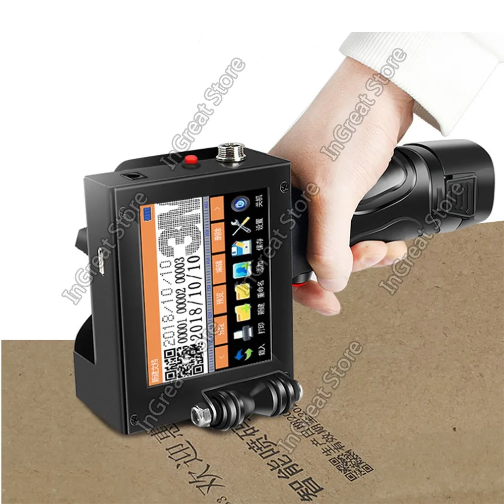 Handheld Portable Printer Mini Inkjet Label Print Machine Touch Screen 4.3inch Intelligent USB QR Code Inkjet Label Printer
Handheld Portable Printer Mini Inkjet Label Print Machine Touch Screen 4.3inch Intelligent USB QR Code Inkjet Label Printer
