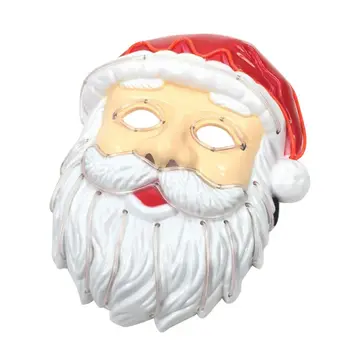 Christmas LED Mask Santa Claus Cosplay Costume Glowing in Dark Cold Light Xmas Party Festival Masquerade Supplies 
Christmas LED Mask Santa Claus Cosplay Costume Glowing in Dark Cold Light Xmas Party Festival Masquerade Supplies