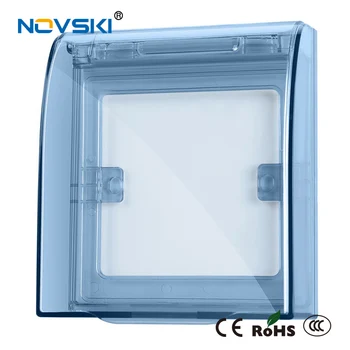 NOVSKI 2019 New Arrival Universal Waterproof 86 Type Wall Socket Plate Panel Switch Box Cover Protector, Flame Retardant, Blue
NOVSKI 2019 New Arrival Universal Waterproof 86 Type Wall Socket Plate Panel Switch Box Cover Protector, Flame Retardant, Blue
