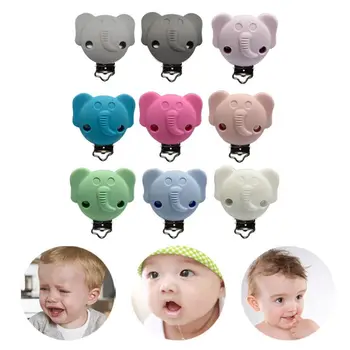 Cute Cartoon Elephant Pacifier Clips Silicone Teether Baby Infant Teething Soother Toys Accessory
Cute Cartoon Elephant Pacifier Clips Silicone Teether Baby Infant Teething Soother Toys Accessory