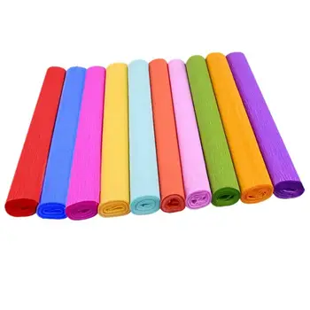 10 Rolls Crepe Paper Colorful Nice Versatile Creative Flower Craft DIY Paper Crinkled Paper Wavy Paper 
10 Rolls Crepe Paper Colorful Nice Versatile Creative Flower Craft DIY Paper Crinkled Paper Wavy Paper