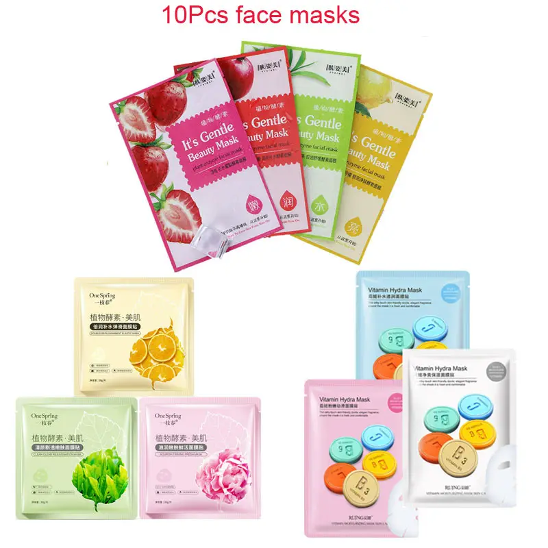 HOREC 10Pcs plant Emulsion face Masks Anti-Aging Moisturizing Oil-control Acne Treatment vitamin disposable face Mask skin care
HOREC 10Pcs plant Emulsion face Masks Anti-Aging Moisturizing Oil-control Acne Treatment vitamin disposable face Mask skin care