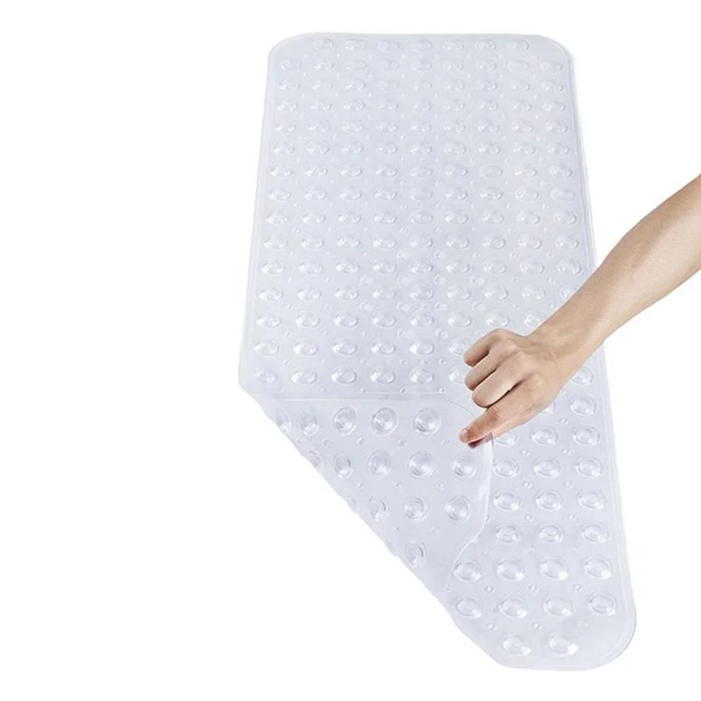 Bathroom Bathtub Non-slip Bath Mat PVC Rectangle Anti-skid Bath Mat Bathtub Mat with Suction Cups
Bathroom Bathtub Non-slip Bath Mat PVC Rectangle Anti-skid Bath Mat Bathtub Mat with Suction Cups