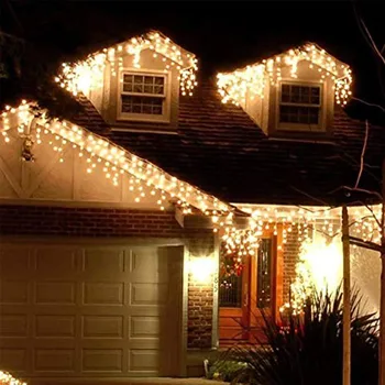 Thrisdar 4M Christmas String Light Droop 0.4-0.6m curtain icicle string Light Outdoor New Year Garden Xmas Wedding Window Light
Thrisdar 4M Christmas String Light Droop 0.4-0.6m curtain icicle string Light Outdoor New Year Garden Xmas Wedding Window Light