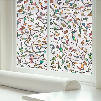 100cm Length Static Cling Glass Film Stained Leaf Private Home Decorative Water-Proof UV-Proof Removable Reusable Window Sticker 
100cm Length Static Cling Glass Film Stained Leaf Private Home Decorative Water-Proof UV-Proof Removable Reusable Window Sticker