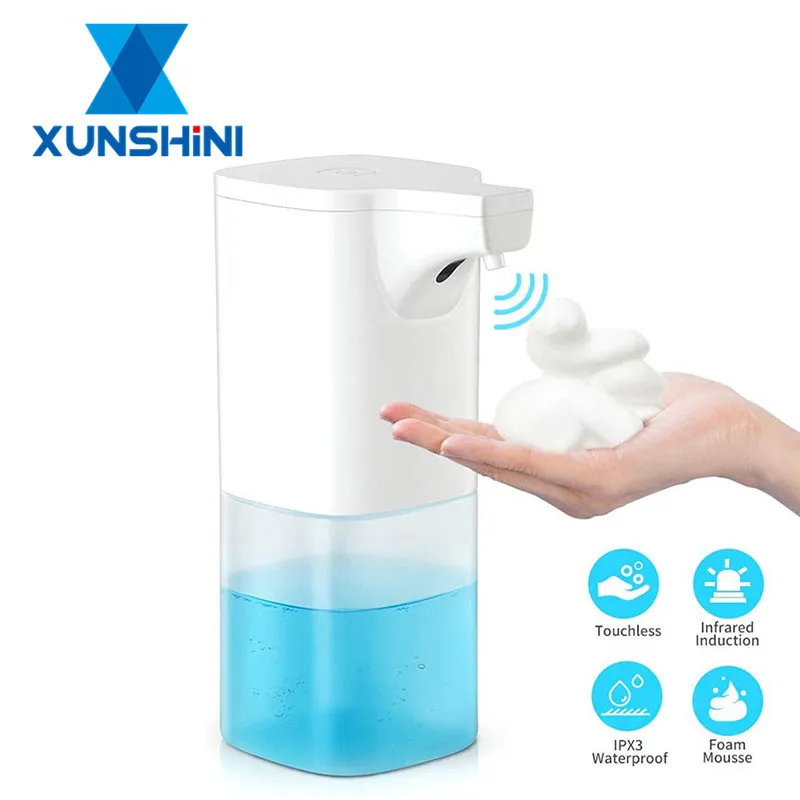 XUNSHINI Automatic Foam Soap Dispenser 350ml Touchless Soap Dispensing Hand Free Soap Pump for Bathroom Kitchen Office
XUNSHINI Automatic Foam Soap Dispenser 350ml Touchless Soap Dispensing Hand Free Soap Pump for Bathroom Kitchen Office