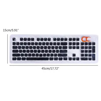 104 Keys Layout Low Profile Keycaps Backlit Crystal Edge for Mechanical Keyboard R9UA
104 Keys Layout Low Profile Keycaps Backlit Crystal Edge for Mechanical Keyboard R9UA