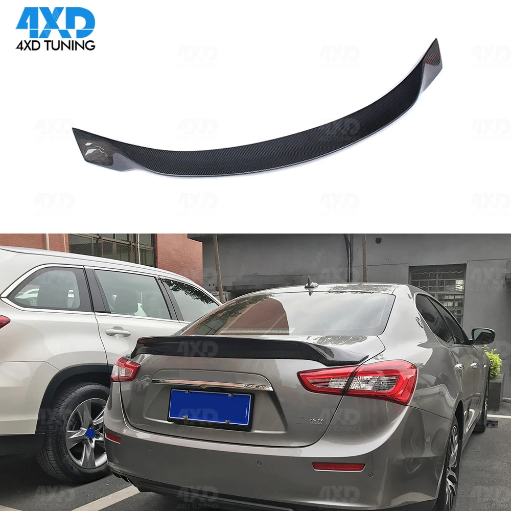 Carbon Fiber Spoiler ASPEC Style For Maserati Ghibli Rear Trunk Spoiler Wing Glossy Black Finish 2014 2015 2016 2017 2018
Carbon Fiber Spoiler ASPEC Style For Maserati Ghibli Rear Trunk Spoiler Wing Glossy Black Finish 2014 2015 2016 2017 2018