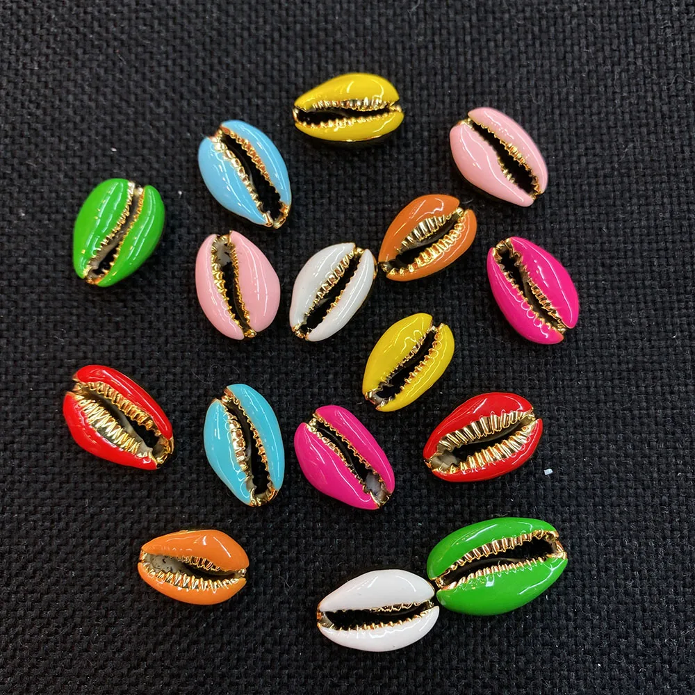 Natural Conch Shell Loose Beads Oil Drop Color Colorful Gold-plated DIY Jewelry Making Necklace Bracelet Handicraft Chime 10pcs
Natural Conch Shell Loose Beads Oil Drop Color Colorful Gold-plated DIY Jewelry Making Necklace Bracelet Handicraft Chime 10pcs