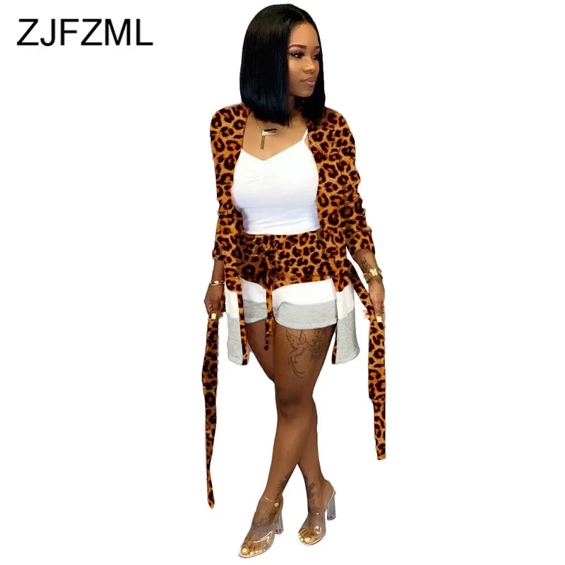 Leopard Sexy Two Piece Sweatsuit Women Long Sleeve Sashes X-Long Cardigan and Patchwork Causal Shorts 2 Piece Sets Fall Outfits
Leopard Sexy Two Piece Sweatsuit Women Long Sleeve Sashes X-Long Cardigan and Patchwork Causal Shorts 2 Piece Sets Fall Outfits