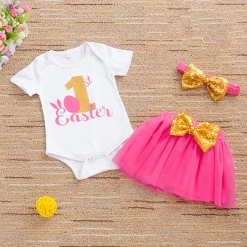 2Pcs Baby Girl Clothes Letter Easter Romper+Tulle Skirt Outfits Set Newborn Kids baby girl summer clothes 2020 Wholesale
2Pcs Baby Girl Clothes Letter Easter Romper+Tulle Skirt Outfits Set Newborn Kids baby girl summer clothes 2020 Wholesale