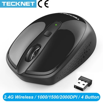 TeckNet Omni 2.4G Wireless Optical Mouse with USB Nano Receiver 1600/1200/800 DPI Portable Mouse for Laptop Computer
TeckNet Omni 2.4G Wireless Optical Mouse with USB Nano Receiver 1600/1200/800 DPI Portable Mouse for Laptop Computer