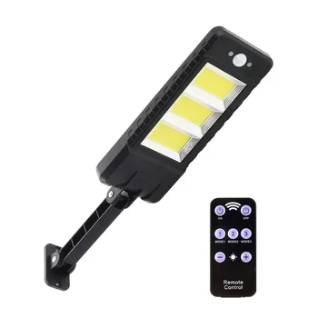 COB LED Solar Light Remote Control PIR Motion Sensor IP65 Outdoor Solar Wall Street Light Waterproof Lamp
COB LED Solar Light Remote Control PIR Motion Sensor IP65 Outdoor Solar Wall Street Light Waterproof Lamp