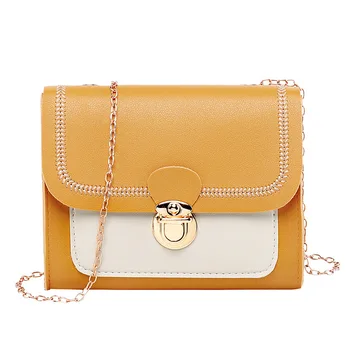 Women's Contrasting Color Chain Square Sling Bag New One-Shoulder Sling Change Phone Bag women bag purses
Women's Contrasting Color Chain Square Sling Bag New One-Shoulder Sling Change Phone Bag women bag purses