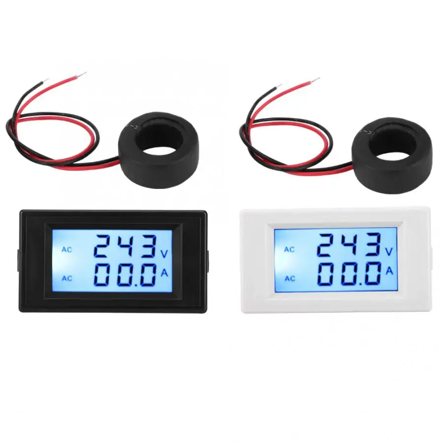 D69-2042 Dual Display Voltmeter Ammeter AC80-300V 0-50A 0-100A with Current Transformer Voltage Meter
D69-2042 Dual Display Voltmeter Ammeter AC80-300V 0-50A 0-100A with Current Transformer Voltage Meter