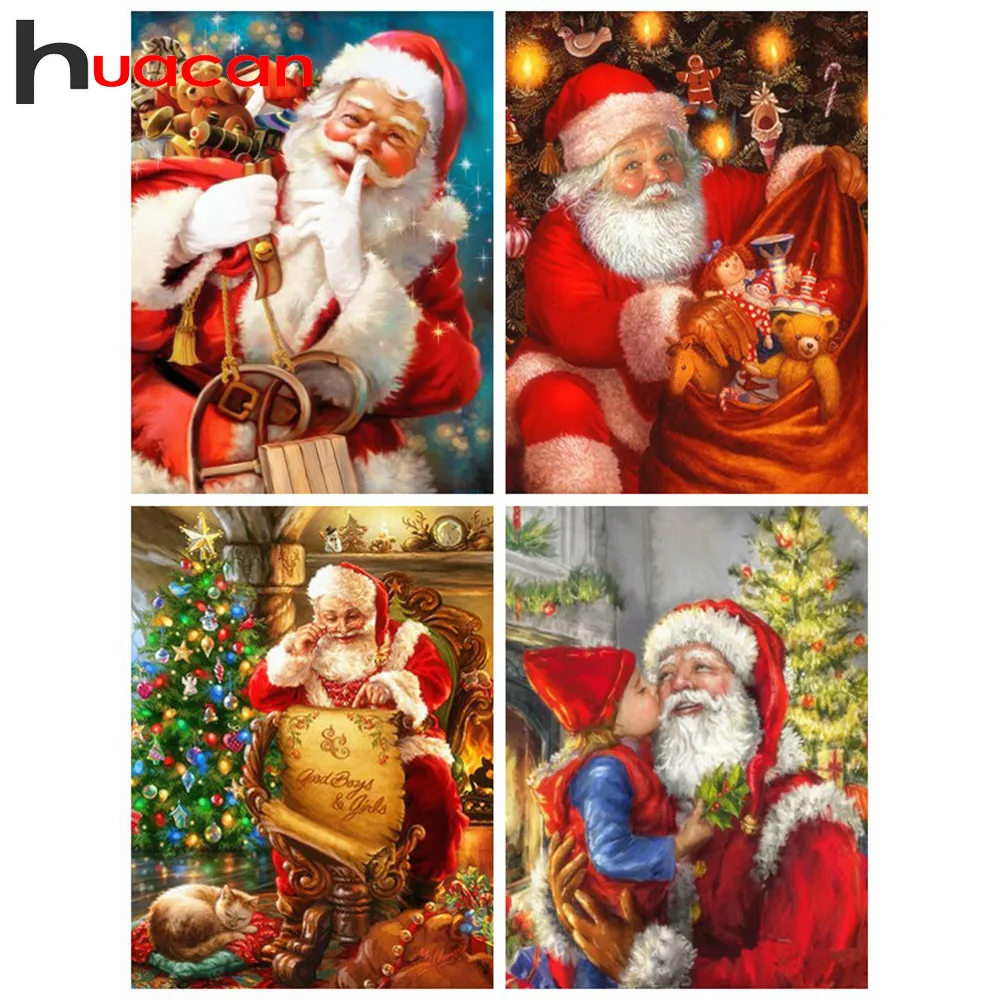 Huacan DIY Diamond Embroidery Cross-stitch Christmas Diamond Mosaic Full Layout 5d Diamond Painting Santa Claus Diamond Art
Huacan DIY Diamond Embroidery Cross-stitch Christmas Diamond Mosaic Full Layout 5d Diamond Painting Santa Claus Diamond Art