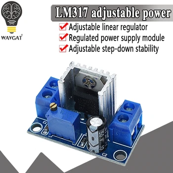 LM317 DC-DC Converter Buck Step Down Circuit Board Module Linear Regulator LM317 Adjustable Voltage Regulator Power Supply
LM317 DC-DC Converter Buck Step Down Circuit Board Module Linear Regulator LM317 Adjustable Voltage Regulator Power Supply