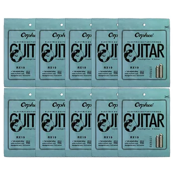 Orphee 10 Set 6Pcs/Set Guitar String RX19 Nickel Alloy String Super Light Electric Guitar Strings
Orphee 10 Set 6Pcs/Set Guitar String RX19 Nickel Alloy String Super Light Electric Guitar Strings