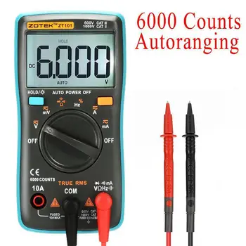 Digital Multimeter,Portable 6000 Counts Auto Ranging Multi Tester OHM/Hz/ AC/DC Measuring Tester With Backlight LCD Display
Digital Multimeter,Portable 6000 Counts Auto Ranging Multi Tester OHM/Hz/ AC/DC Measuring Tester With Backlight LCD Display