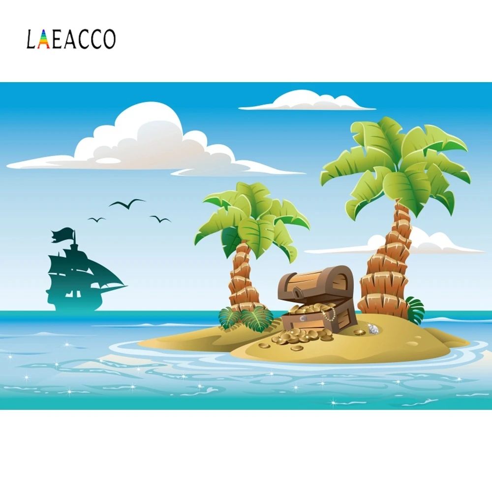 Laeacco Sea Beach Palms Trees Treasure Pirate Ship Baby Party Photography Backgrounds Customized Photo Backdrop For Photo Studio
Laeacco Sea Beach Palms Trees Treasure Pirate Ship Baby Party Photography Backgrounds Customized Photo Backdrop For Photo Studio