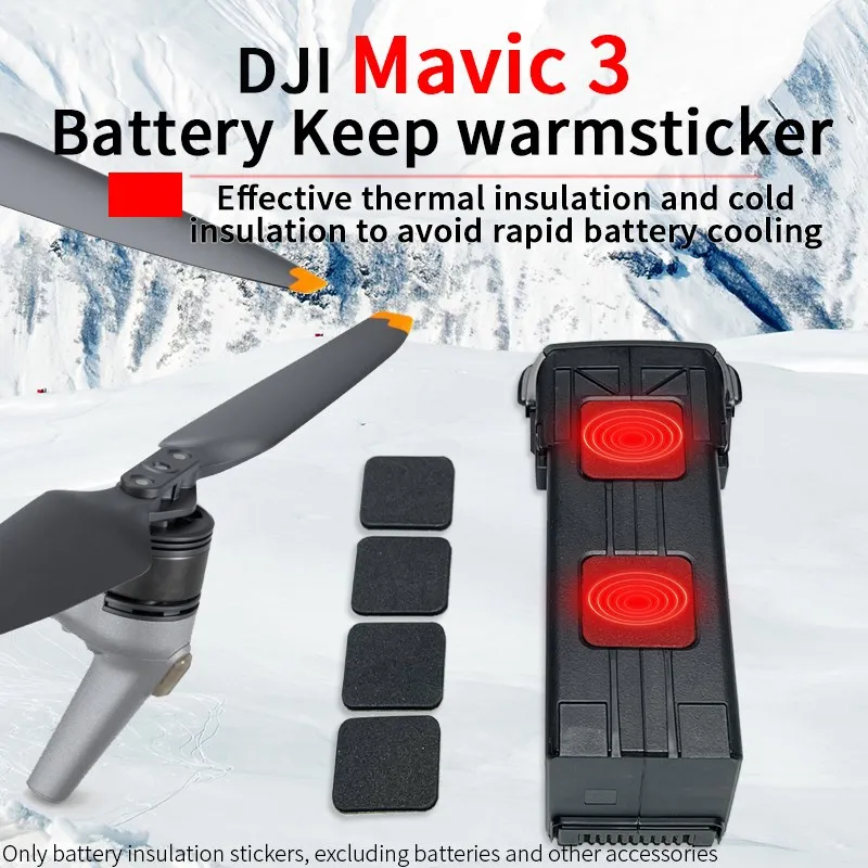 Suitable for DJI DJI Yu 3 UAV battery insulation stickers Mavica thermostatic stickers thermal accessories
Suitable for DJI DJI Yu 3 UAV battery insulation stickers Mavica thermostatic stickers thermal accessories