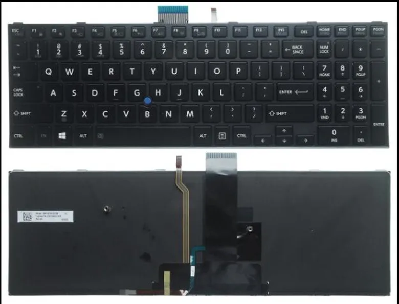 

New FOR Toshiba Satellite Pro R50-C Tecra A50-C Z50-C Keyboard US BACKLIT