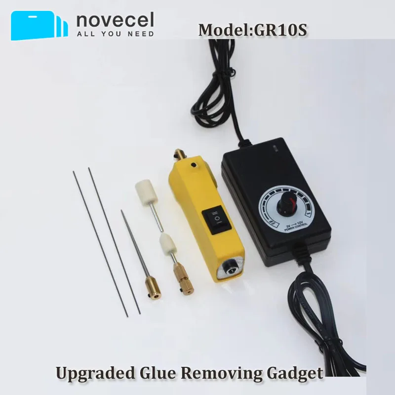 Novecel GR10S OCA Glue Removing Tool for Mobile Phone LCD Screen Repair Electric Mini Adhesive Remover with Speed Controller
Novecel GR10S OCA Glue Removing Tool for Mobile Phone LCD Screen Repair Electric Mini Adhesive Remover with Speed Controller