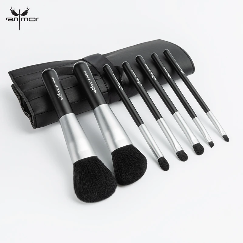 ANMOR 7Pcs Makeup Brushes Set Portable Make Up Brush Powder Blending foundation Eyeshadow Eyebrow Contour Kit With Cosmetic Bag
ANMOR 7Pcs Makeup Brushes Set Portable Make Up Brush Powder Blending foundation Eyeshadow Eyebrow Contour Kit With Cosmetic Bag